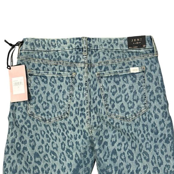NWT! Jen7 by 7 for All Mankind Ankle Skinny - Sunrise Leopard Size 8 - Picture 8 of 8